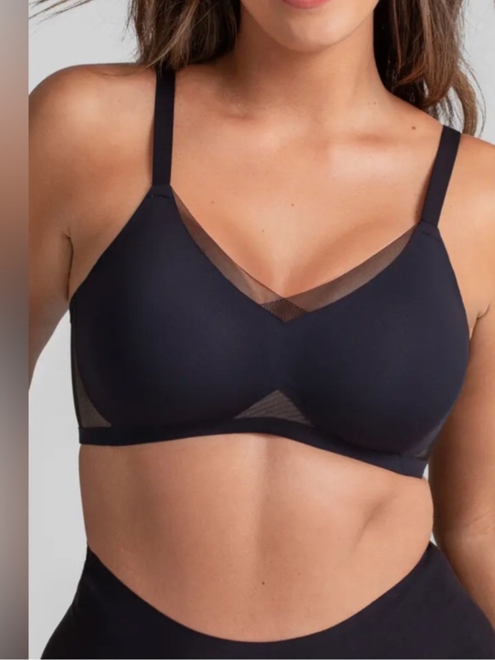 Honey Love Black Liftwear Crossover Bra Size 1X